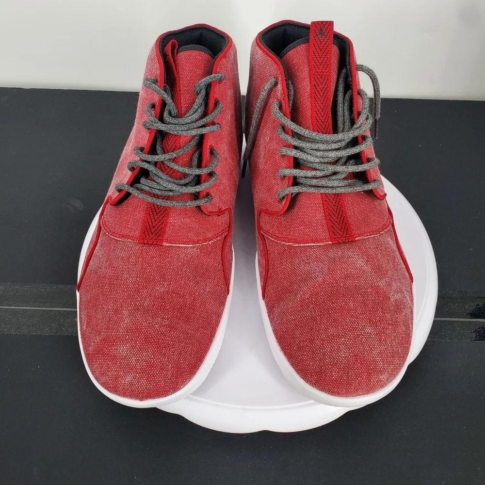 Nike Air Jordan Eclipse Chukka Gym Red Black White Men's 12.5 Shoes 881453-600